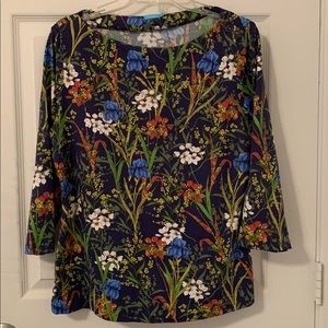 J mclaughlin | floral blouse
